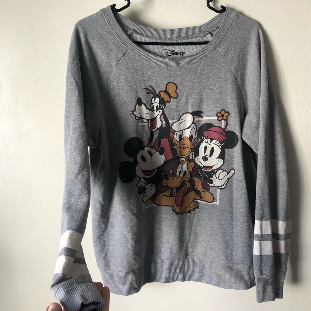 Disney Main Characters Graphic Long Sleeve Top - Picture 2 of 5